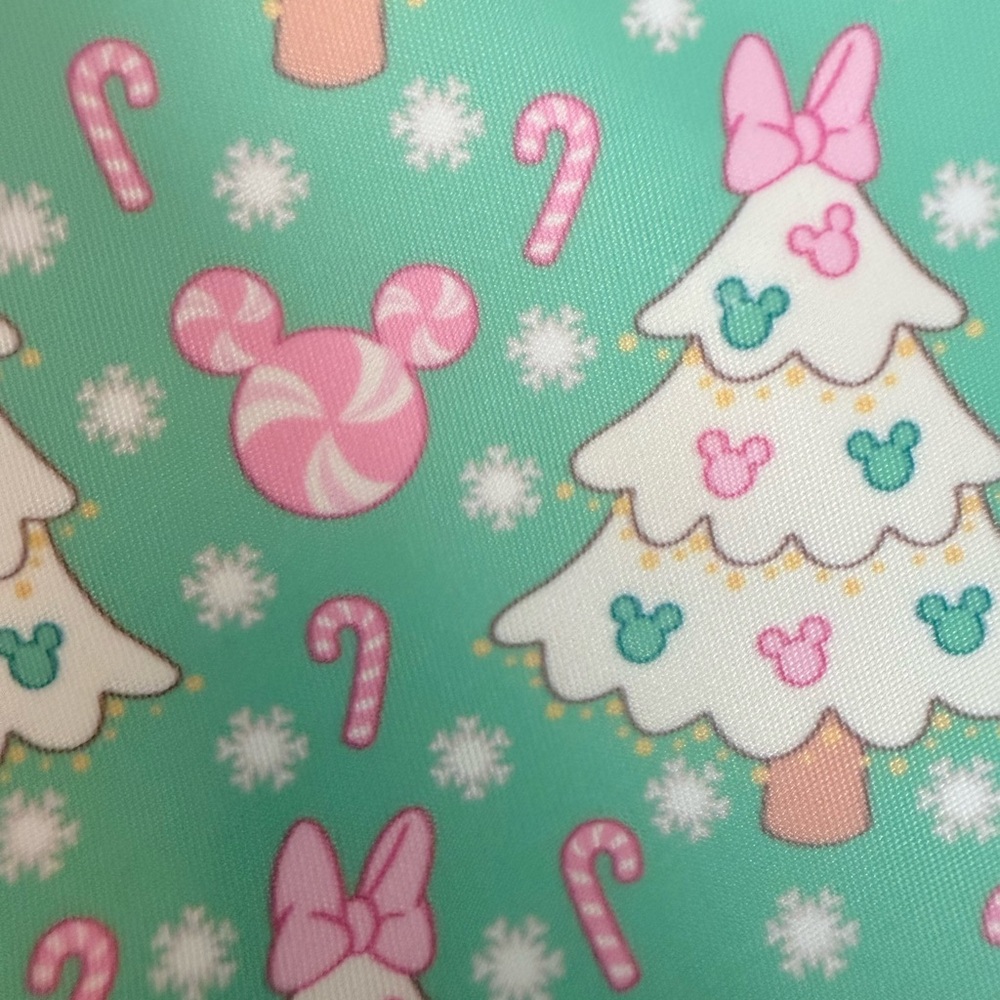 Disney Stoney Clover Green and Pink Christmas Tree Backpack - Picture 2 of 6
